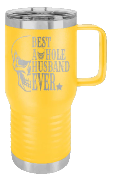 Best Asshole Husband - 20oz Mug Laser Engraved - Image 17