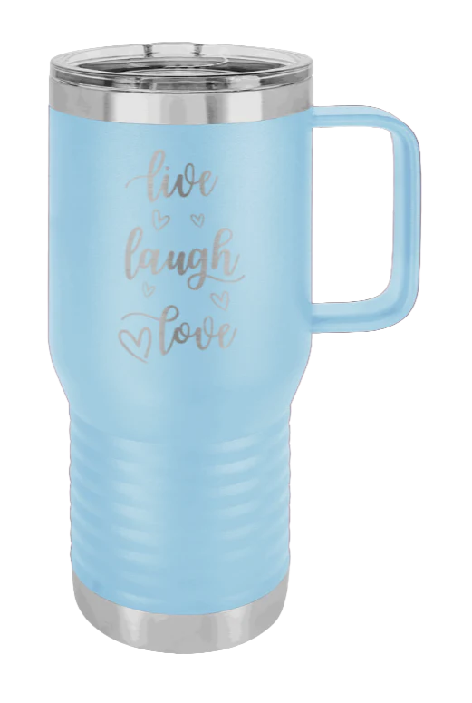 Live Laugh Love - 20oz Mug Laser Engraved - Image 6