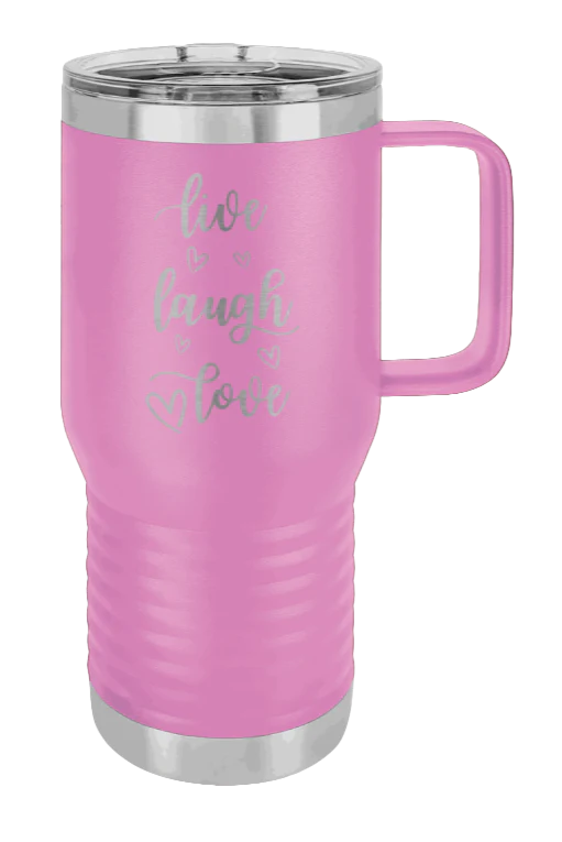 Live Laugh Love - 20oz Mug Laser Engraved - Image 7