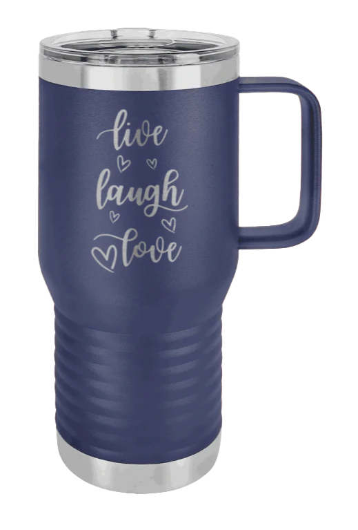 Live Laugh Love - 20oz Mug Laser Engraved - Image 9