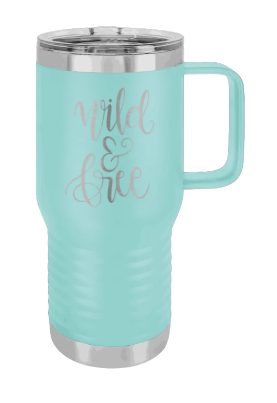 Wild & Free - 20oz Mug Laser Engraved - Image 15