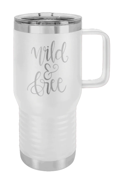 Wild & Free - 20oz Mug Laser Engraved - Image 16