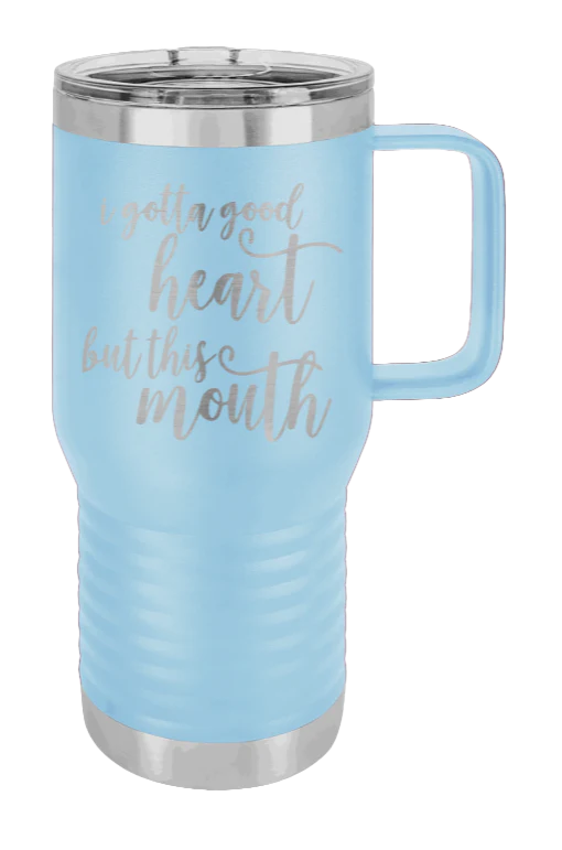 But This Mouth - 20oz Mug Laser Engraved - Image 6