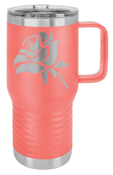 Rose - 20oz Mug Laser Engraved - Image 3