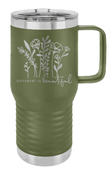 Different Is Beautiful - 20oz Mug Laser Engraved - Image 10