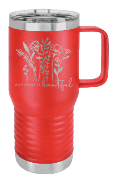 Different Is Beautiful - 20oz Mug Laser Engraved - Image 14