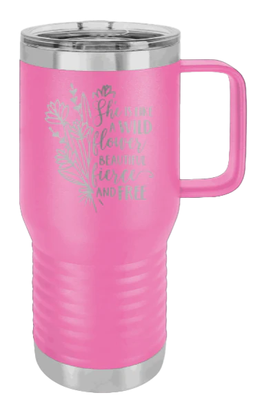 Like A Wildflower - 20oz Mug Laser Engraved - Image 12