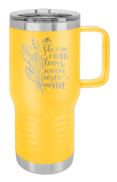 Like A Wildflower - 20oz Mug Laser Engraved - Image 17