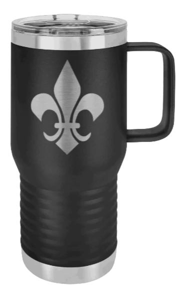 Fleur-de-lis - 20oz Mug Laser Engraved