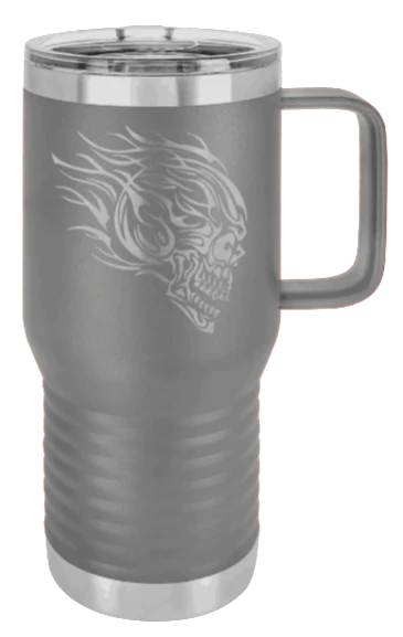 Skull - 20oz Mug Laser Engraved - Image 4