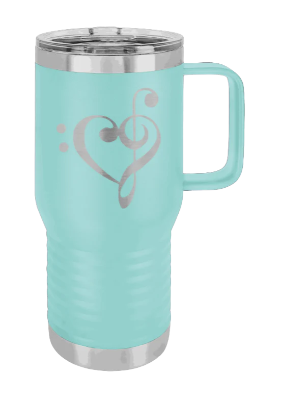 Love Music - 20oz Mug Laser Engraved - Image 15