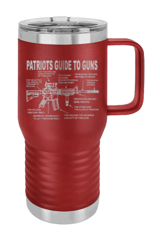 Patriots Guide To Guns - 20oz Mug Laser Engraved - Image 8