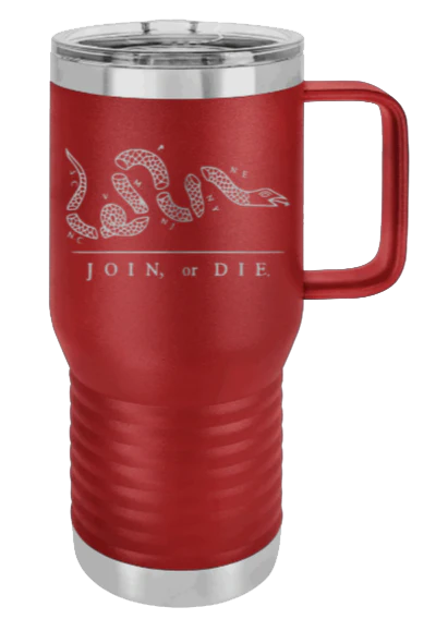 Join Or Die - 20oz Mug Laser Engraved - Image 8