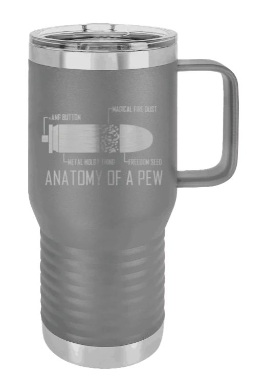 Anatony Of A Pew - 20oz Mug Laser Engraved - Image 4