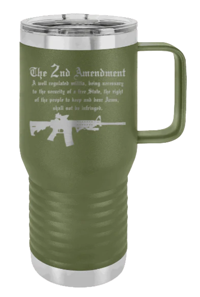 2nd Amendment  - 20oz Mug Laser Engraved - Image 10