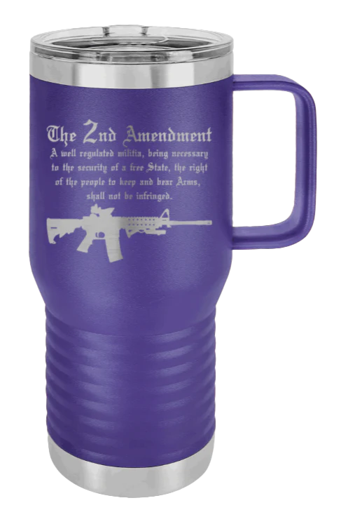 2nd Amendment  - 20oz Mug Laser Engraved - Image 13
