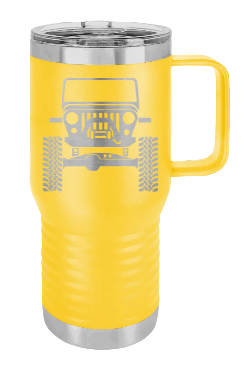 Jeep CJ - 20oz Mug Laser Engraved - Image 17