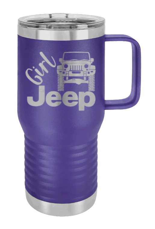 Girl Jeep JK - 20oz Mug Laser Engraved - Image 12