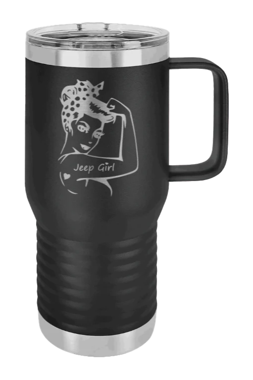 Jeep Girl - 20oz Mug Laser Engraved - Image 9