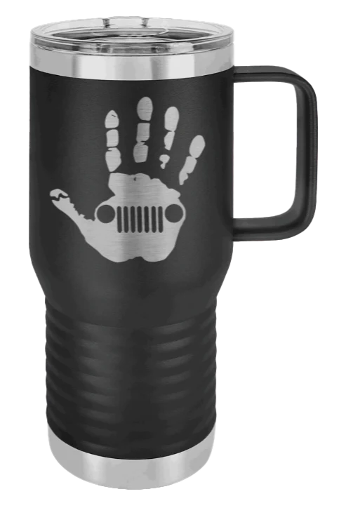 Jeep Wave - 20oz Mug Laser Engraved - Image 9