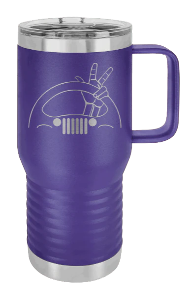Jeep Wave 2 - 20oz Mug Laser Engraved - Image 13