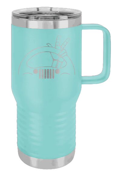 Jeep Wave 2 - 20oz Mug Laser Engraved - Image 15