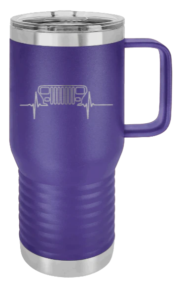 YJ Heartbeat - 20oz Mug Laser Engraved - Image 13