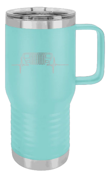 YJ Heartbeat - 20oz Mug Laser Engraved - Image 15