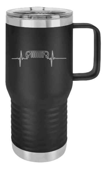 JK Heartbeat - 20oz Mug Laser Engraved