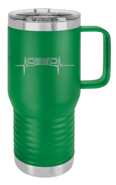 WJ Heartbeat - 20oz Mug Laser Engraved - Image 5