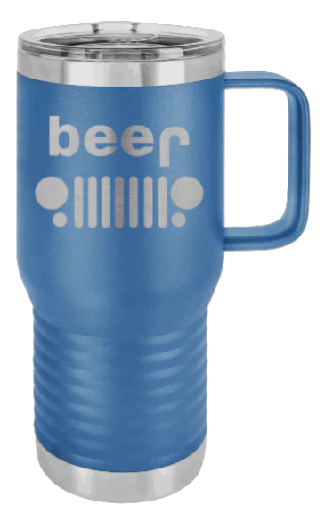 Beer Jeep - 20oz Mug Laser Engraved - Image 2