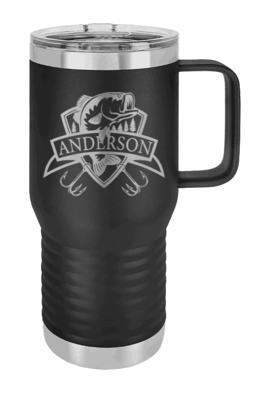 Bass Banner - 20oz Mug Laser Engraved - Image 9