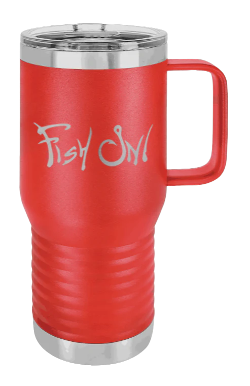 Fish On - 20oz Mug Laser Engraved - Image 13