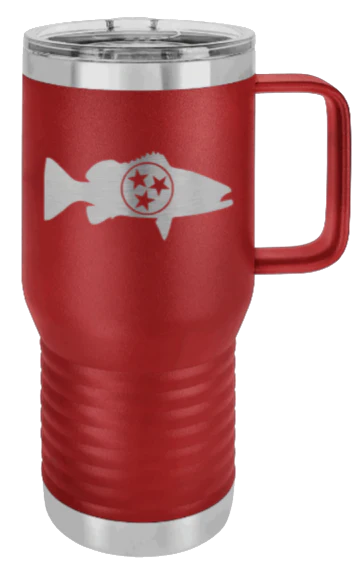 Tristar Bass - 20oz Mug Laser Engraved - Image 8