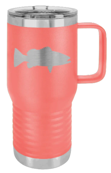 Bass - 20oz Mug Laser Engraved - Image 3