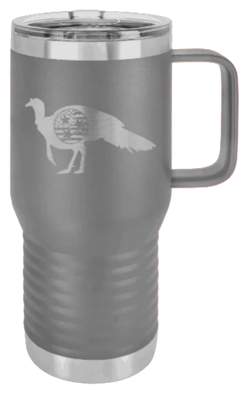 Tristar Flag Turkey - 20oz Mug Laser Engraved - Image 4