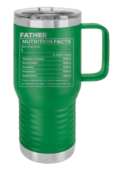 Father Nutrition - 20oz Mug Laser Engraved - Image 4