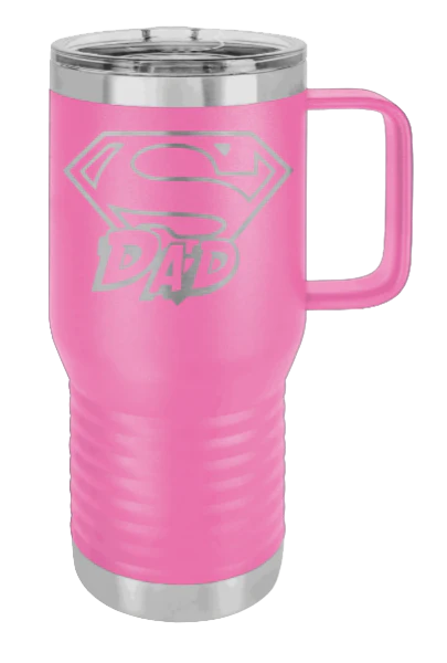 Super Dad - 20oz Mug Laser Engraved - Image 11