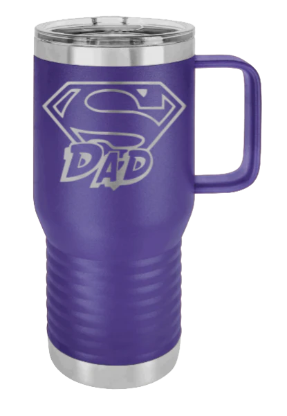 Super Dad - 20oz Mug Laser Engraved - Image 12