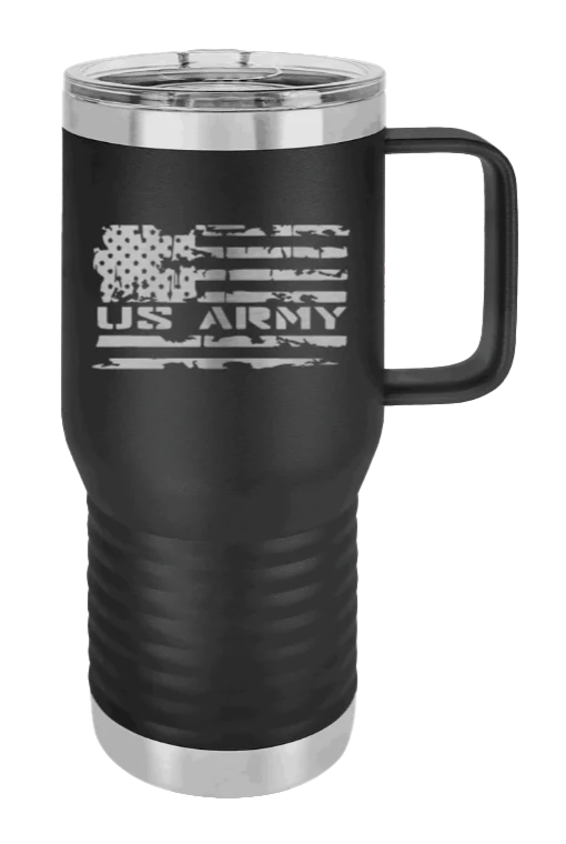 Army Flag - 20oz Mug Laser Engraved - Image 9