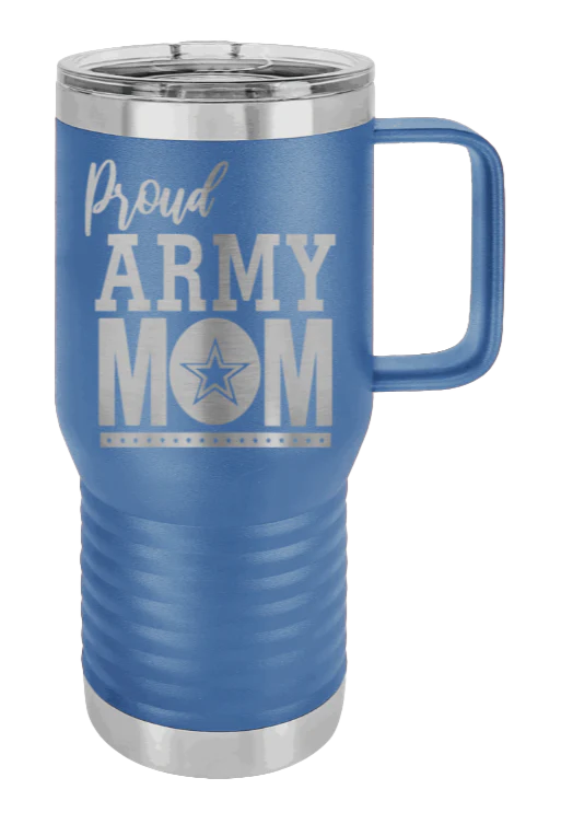 Army Mom - 20oz Mug Laser Engraved