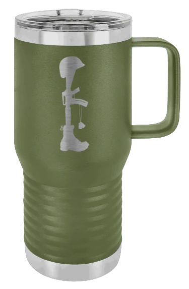 Soldiers Cross - 20oz Mug Laser Engraved - Image 10