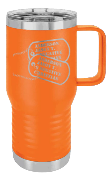 Dog Tags - 20oz Mug Laser Engraved - Image 11