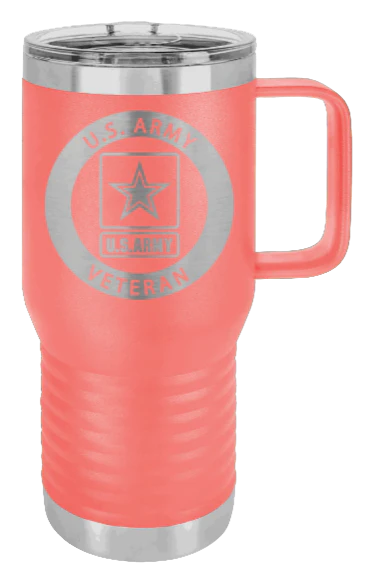 Army Veteran - 20oz Mug Laser Engraved - Image 3