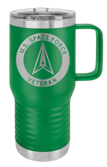 Space Force Veteran - 20oz Mug Laser Engraved - Image 5