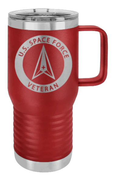 Space Force Veteran - 20oz Mug Laser Engraved - Image 8