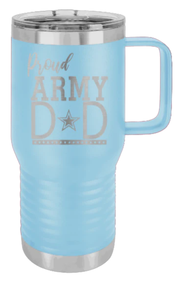 Army Dad - 20oz Mug Laser Engraved - Image 6