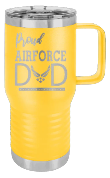Air Force Dad - 20oz Mug Laser Engraved - Image 17