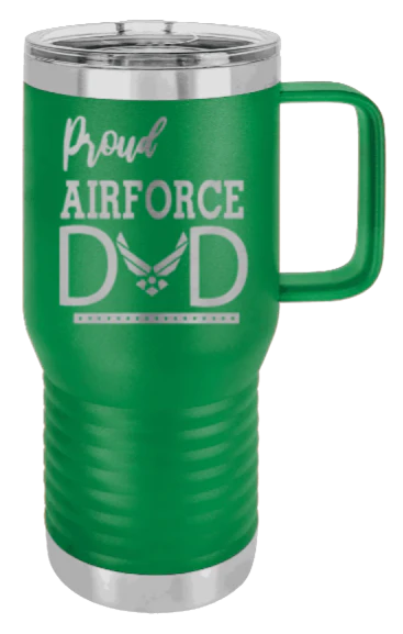 Air Force Dad - 20oz Mug Laser Engraved - Image 5