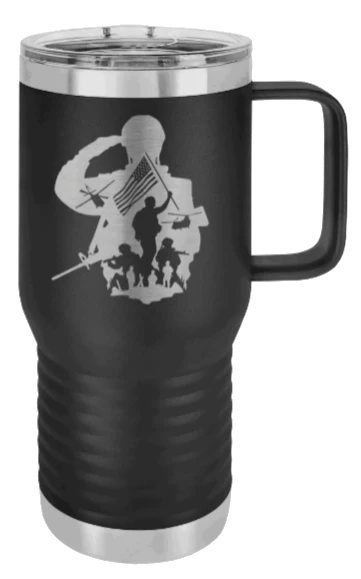 Soldier - 20oz Mug Laser Engraved